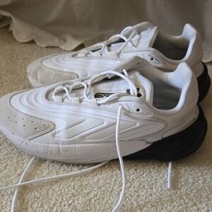 adidas White and Black Athletic Shoes